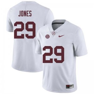 NCAA Men's Alabama Crimson Tide #29 Austin Jones Stitched College Nike Authentic White Football Jersey LC17S58AI